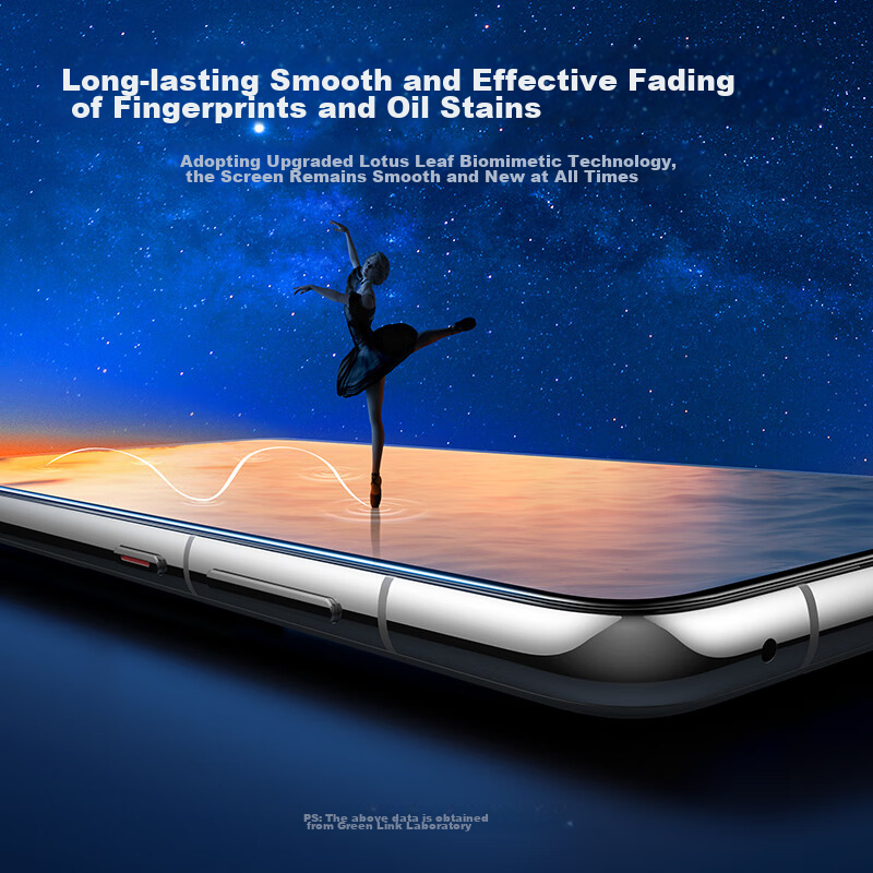 Lulian Tempered Glass Screen Protector for Huawei Mate 50, Full Coverage Anti-Fi...