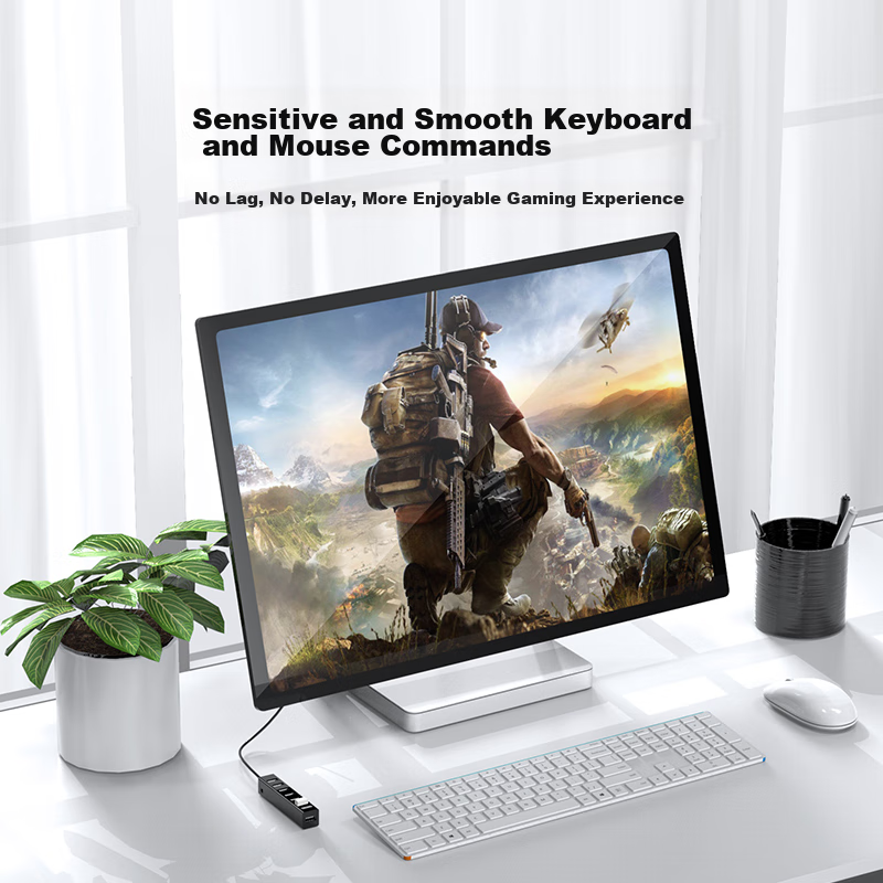 UNITEK USB Hub, One-To High-Speed Expansion, 7 Ports 2.0 HUB Concentrator, Expan...