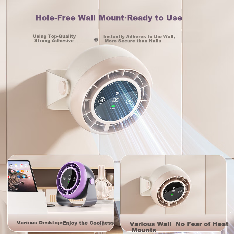 SUOYING Smart App Control Desktop Mini Fan USB Dormitory Office Electric Fan Win...