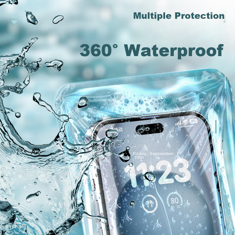 Langke Waterproof Phone Case, Touchscreen Compatible, Waterproof Pouch, Swimming...