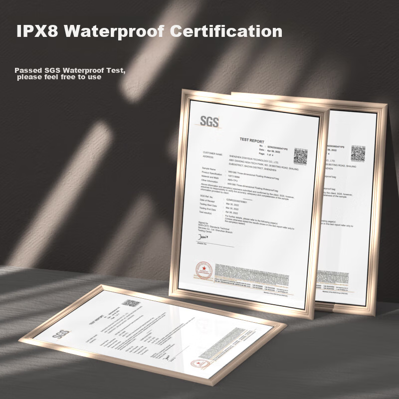 Langke Waterproof Phone Case, Touchscreen Compatible, Waterproof Pouch, Swimming...