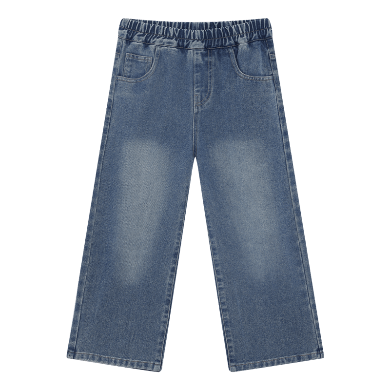 Zuoxi Girls' Jeans, Children's Pants, Straight-Leg Trousers, 2025 New Style, for...