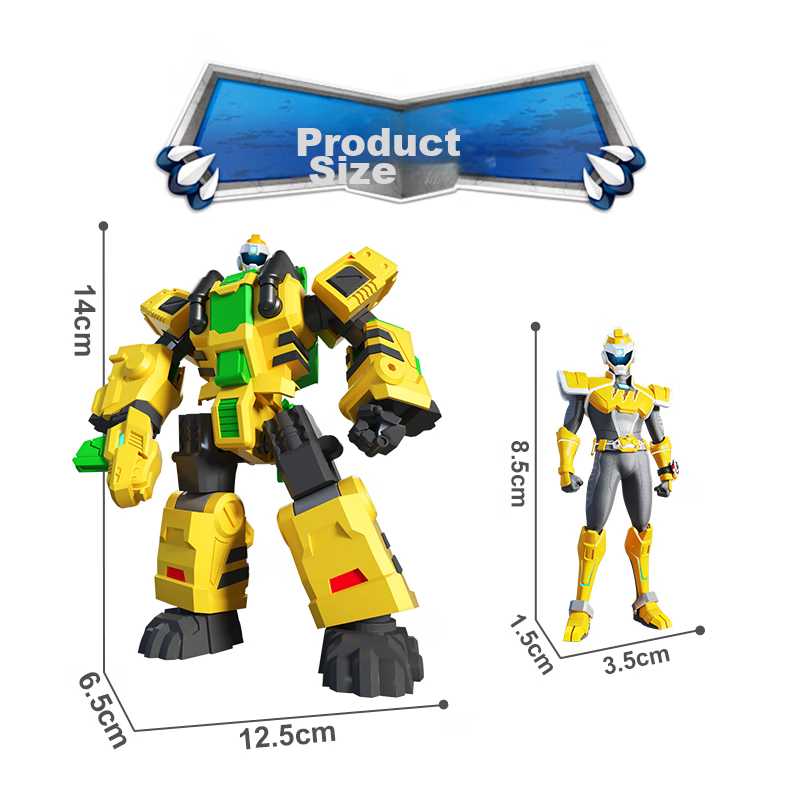 Zhanchao Mini Agent Team X Toys, Super Dinosaur Power, Second Season, Transforme...