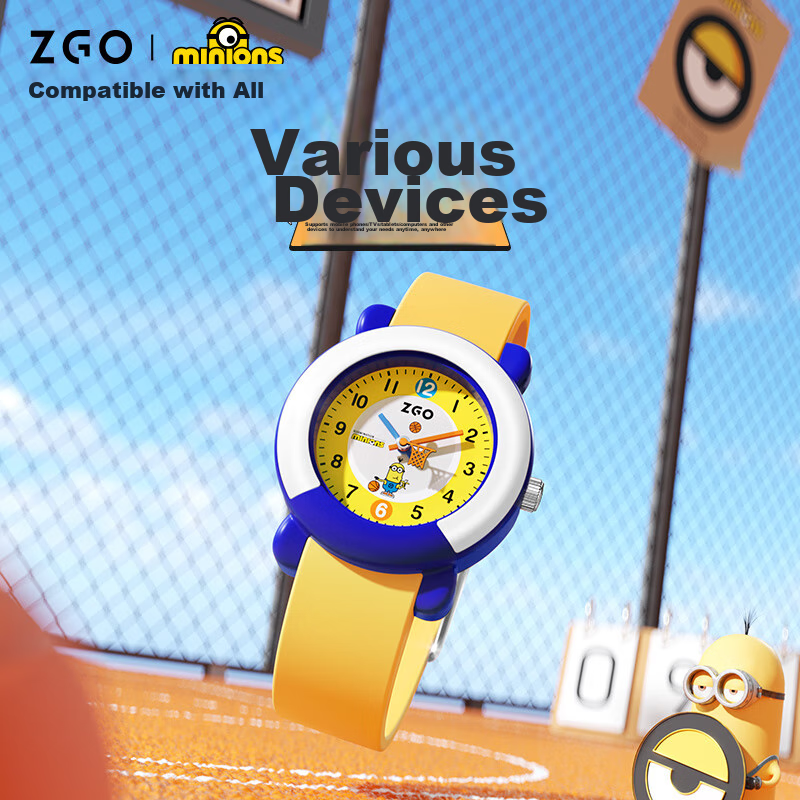 ZGO Children's Watch, Waterproof Toy Cartoon Electronic Watch for Boys, Baby Tod...