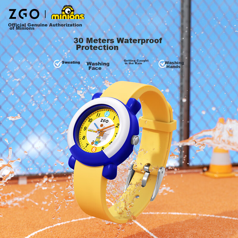 ZGO Children's Watch, Waterproof Toy Cartoon Electronic Watch for Boys, Baby Tod...