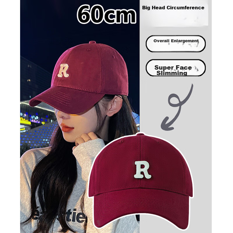 Yuzhaolin Korean Baseball Cap, Women's Summer Father's Day Gift, Large Head Circ...