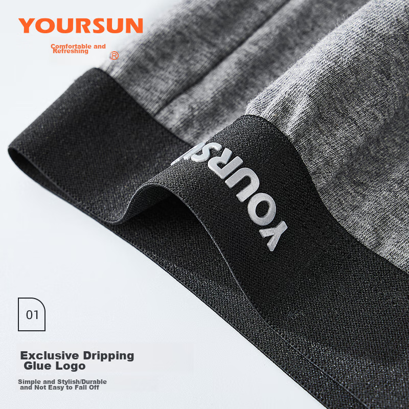 Yiershuang [Full Body 10A Antibacterial] Men's Underwear, Comfortable Breathable...