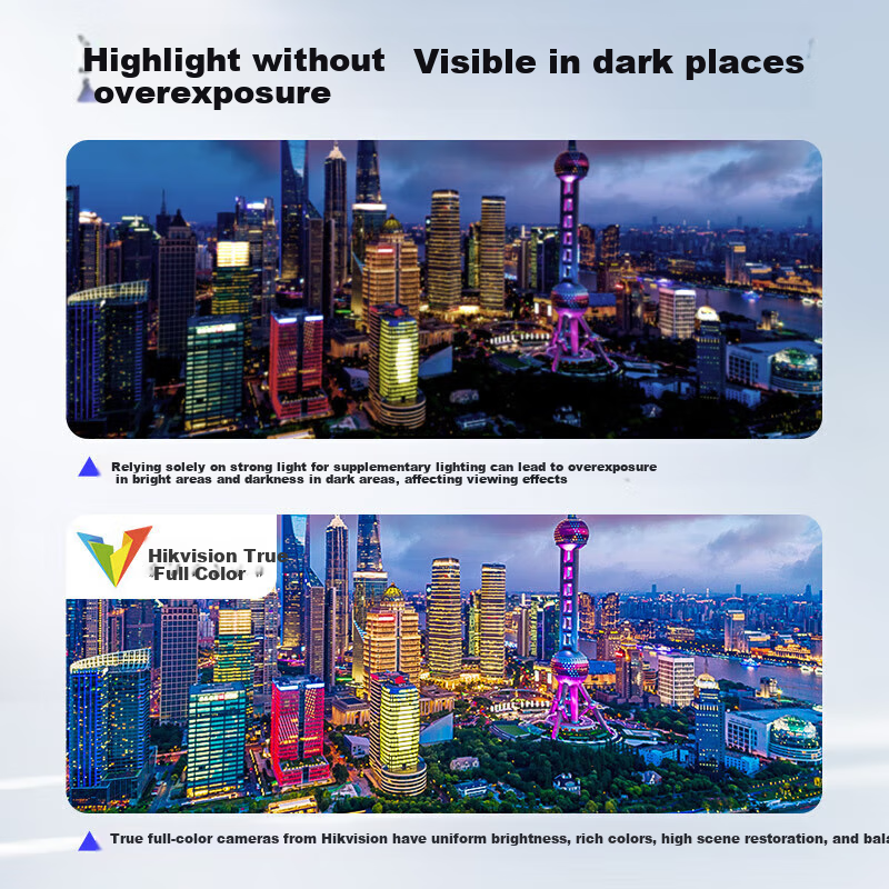 HIKVISION Indoor/Outdoor Full Color Night Vision 6MP Ultra HD PoE Powered Survei...