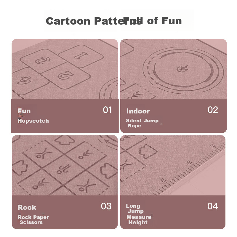 YOU MEI (YOU MEI) Double Yoga Mat Non-slip Floor Mat Home Fitness Mat Soundproof...