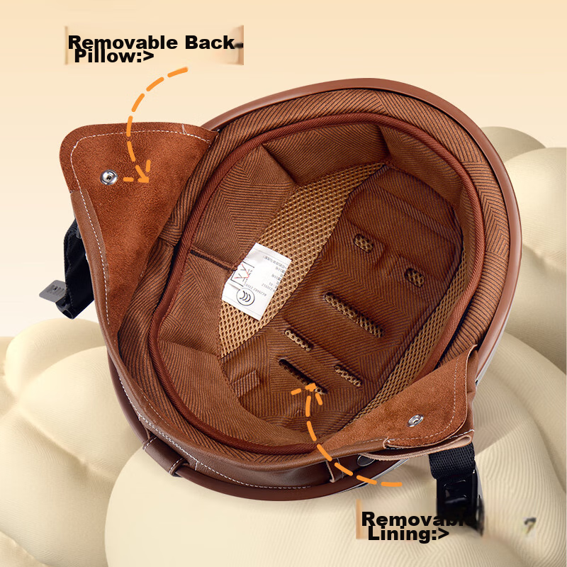 Yemao Helmet, 3C Certified, New National Standard A-Class, Retro And Stylish Hal...