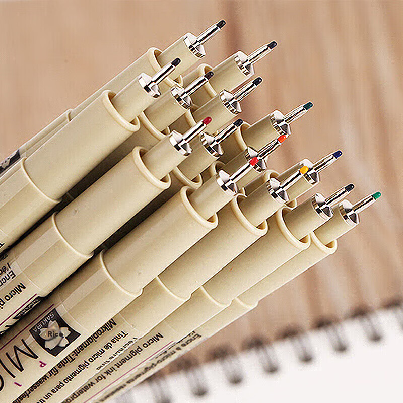 SAKURA Colored Needle-Tip Pen, Line Drawing Pen, 04 Size 0.40mm (Green), Importe...