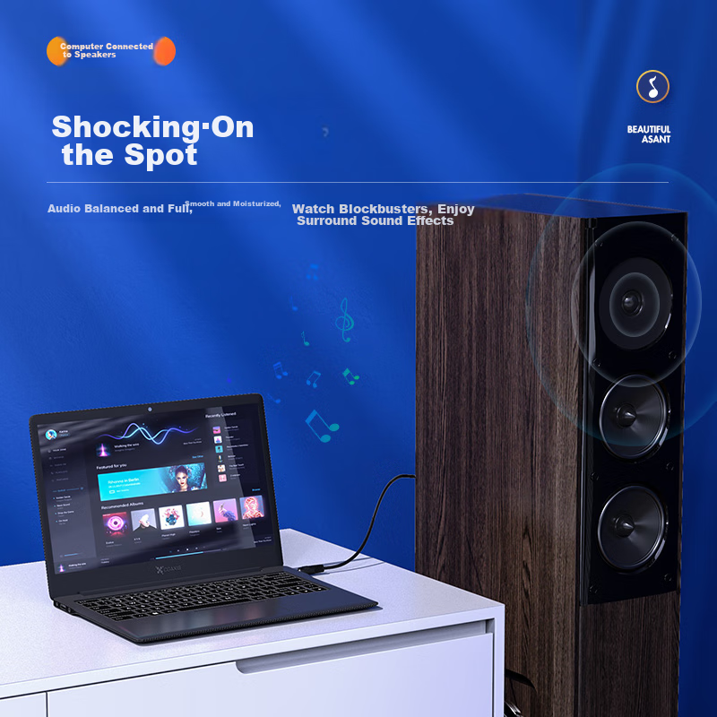 Youyuezhe 3.5mm to Dual RCA Audio Cable, 3.5mm to Dual RCA Connection Cable, 1.5...