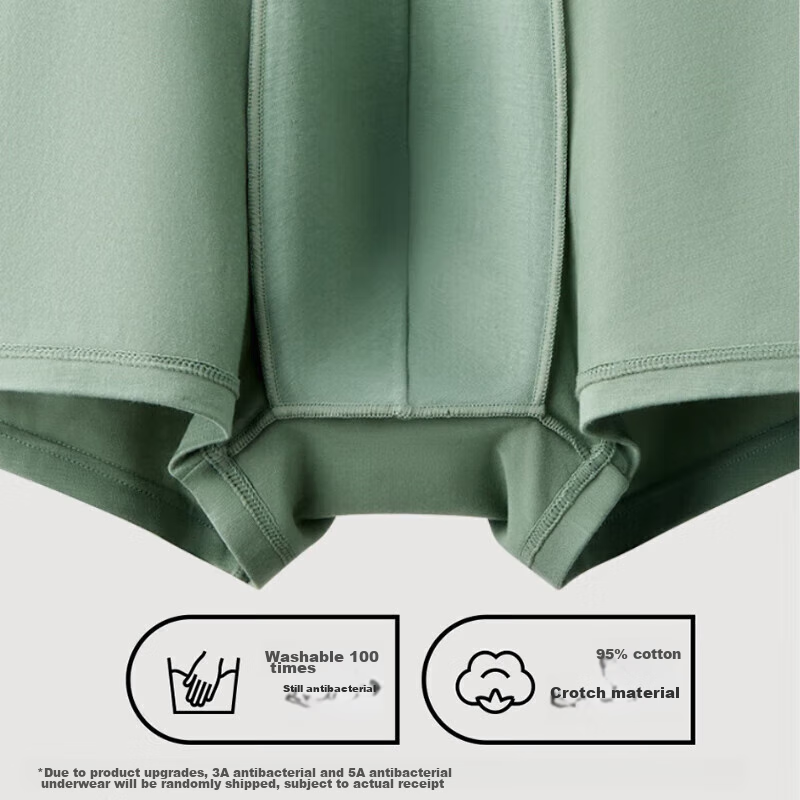 Youkeshu Men's Underwear, Antibacterial Pure Cotton Crotch, Modal Moisture-Wicki...