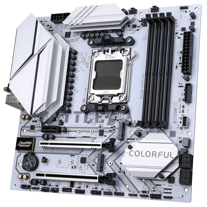 Colorful BATTLE-AX B650M-WHITE WIFI Cold Steel Motherboard Supports CPU9700X/980...