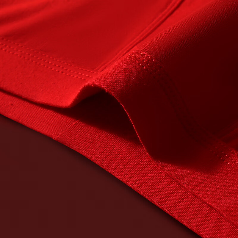 Langsha Couple's Underwear, Pure Cotton, Single Pack, Festive Wedding Style, for...