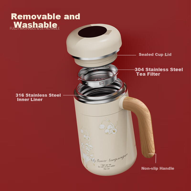 Mi Xiaoshu Insulated Cup Women's Water Cup High-value Goddess 38 International W...