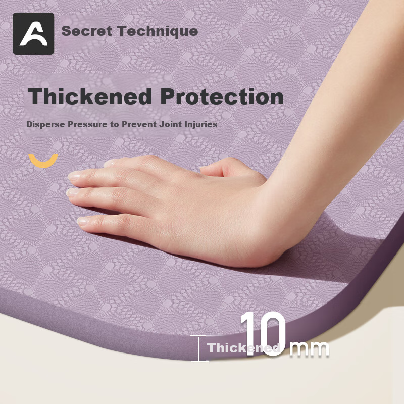 Aoyi Extra Large Double Yoga Mat, Thickened And Widened, Non-Slip, for Aerobics,...