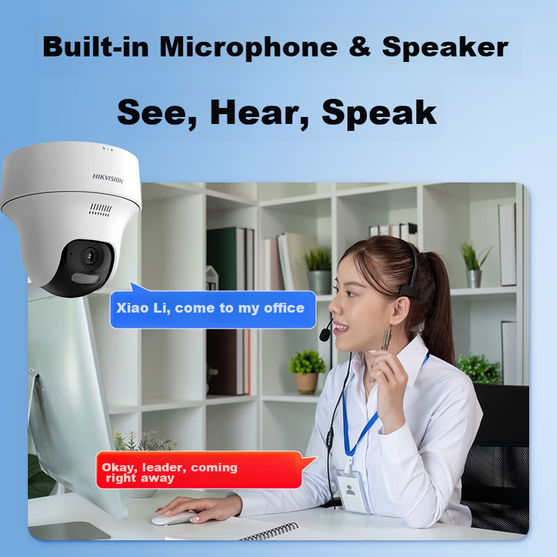 HIKVISION Wireless WiFi Surveillance Camera, Home Use, 360-Degree Panoramic View...