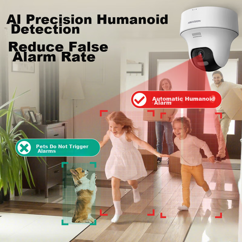 HIKVISION Wireless WiFi Surveillance Camera, Home Use, 360-Degree Panoramic View...