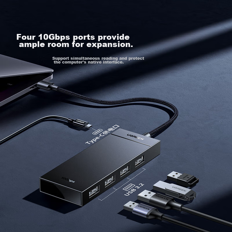 Lulian USB 3.2 Hub Expansion Dock, Adapter Converter, Hub with One-To Connection...