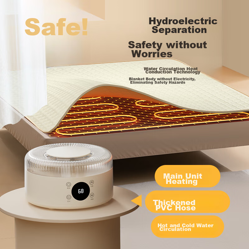 CHIGO Dual-Person Remote Control Digital Display Timed Water Circulation Heating...