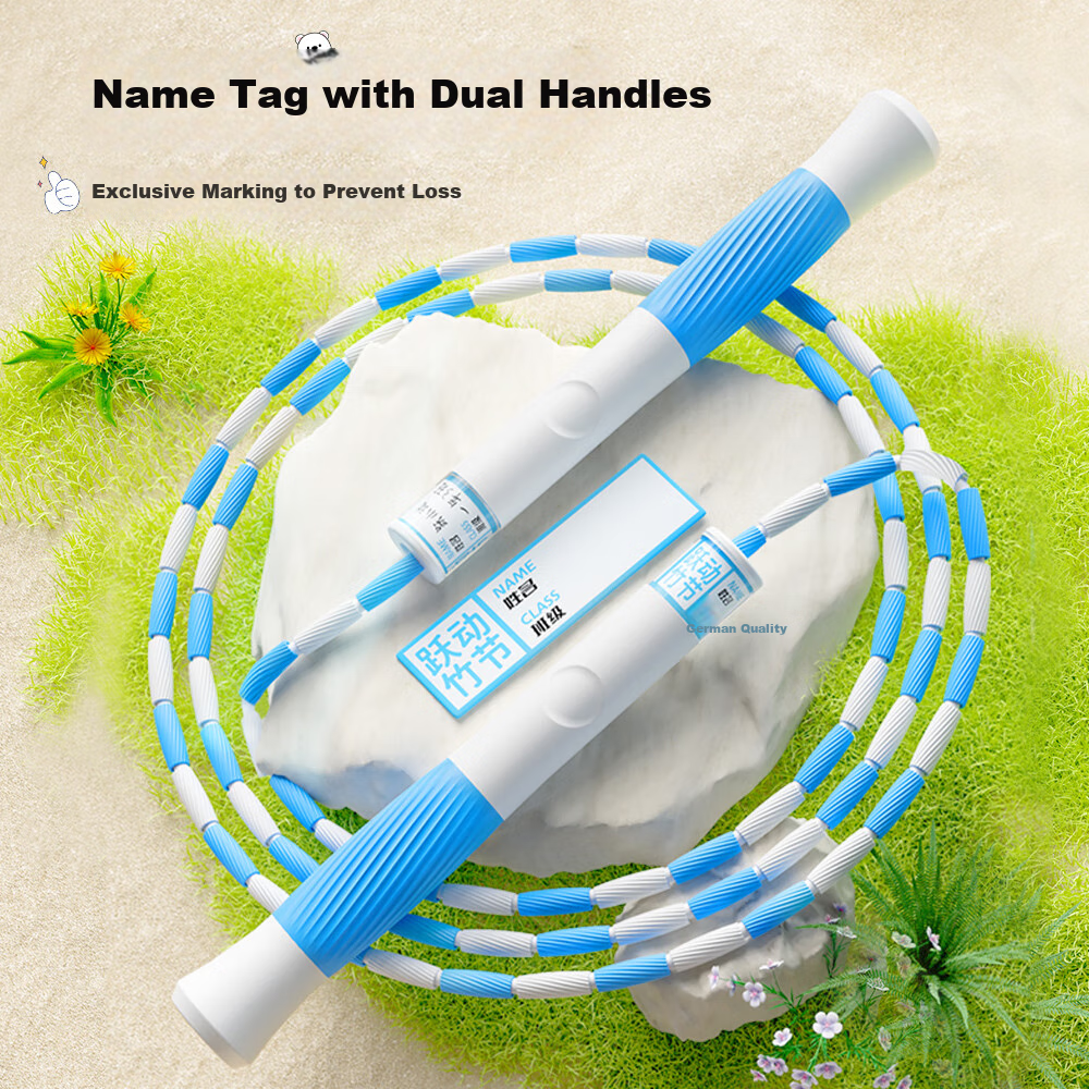 Jumping Bamboo Section Skipping Rope for Children, First Grade, No Knots, Profes...