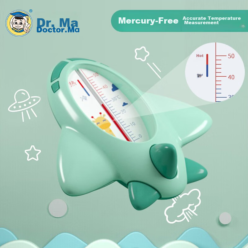 Dr. Ma Water Thermometer, Baby Bath Temperature Gauge, Infant Water Temperature...