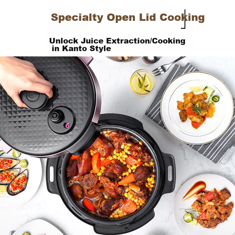 Midea 6L Smart Home Electric Pressure Cooker with Large Capacity, Reservation Ti...