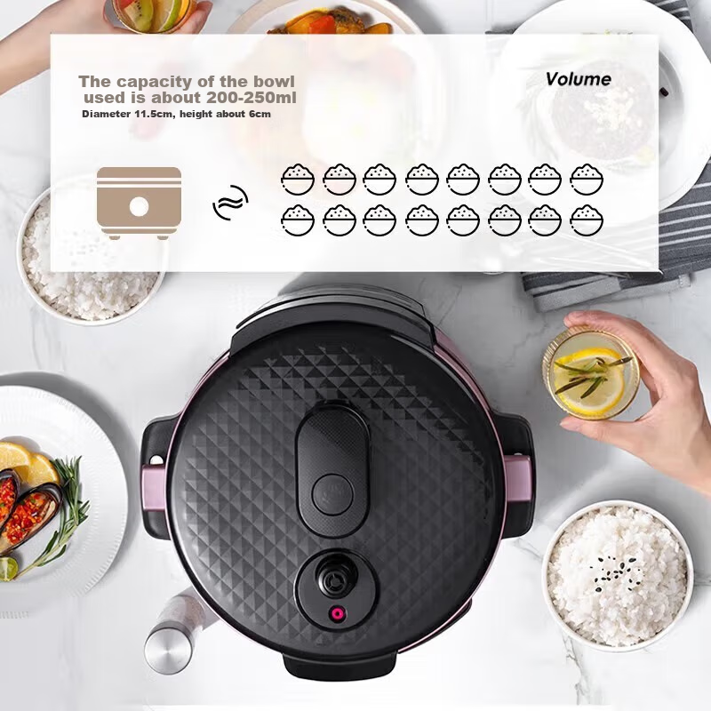 Midea 6L Smart Home Electric Pressure Cooker with Large Capacity, Reservation Ti...