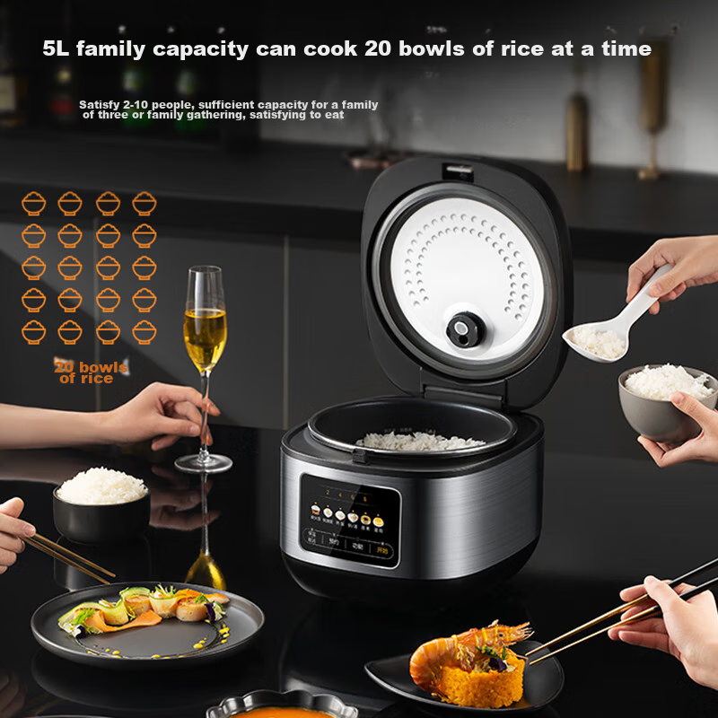 Midea Micro-Pressure Rice Cooker for 3-10 People, Large Capacity Household Elect...