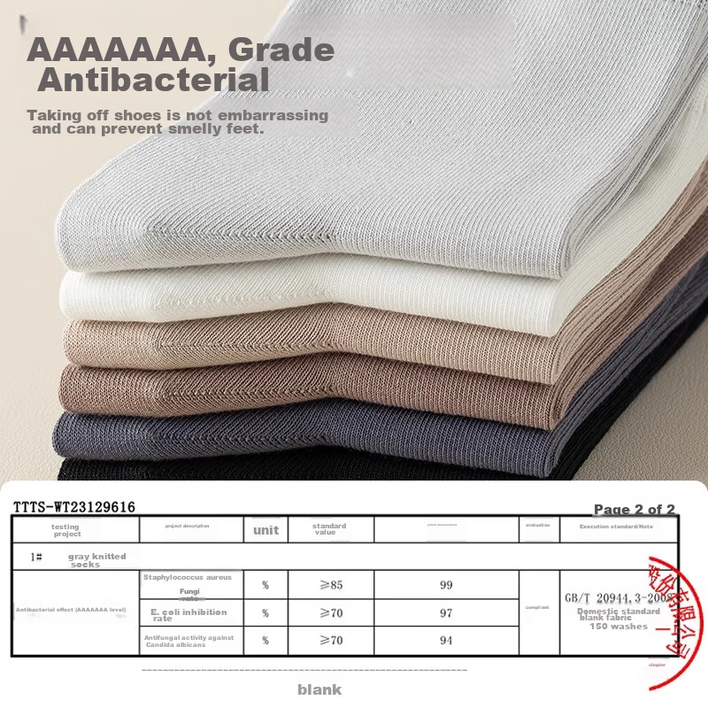 Nili Men's Socks, Summer Thin Style, 10A Grade Cotton, Antibacterial And Odor-Re...