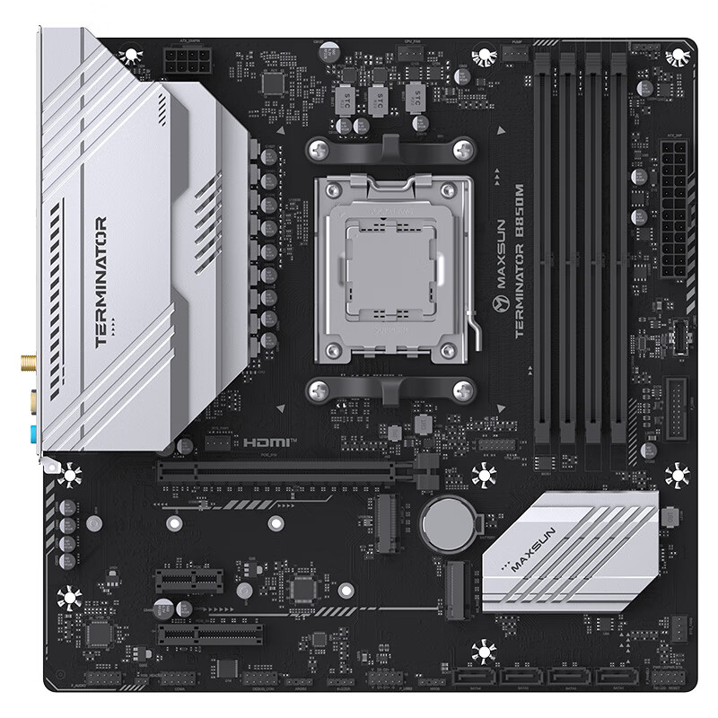 MAXSUN (MAXSUN) MS-Terminator B850M WIFI Motherboard B650M Upgrade Edition CPU 7...