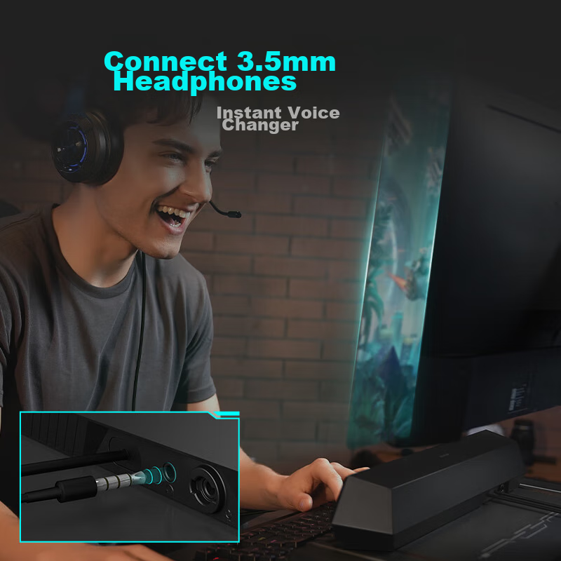 EDIFIER HECATE G1500bar 7.1 Surround Sound Gaming Desktop Speakers with Anti-How...