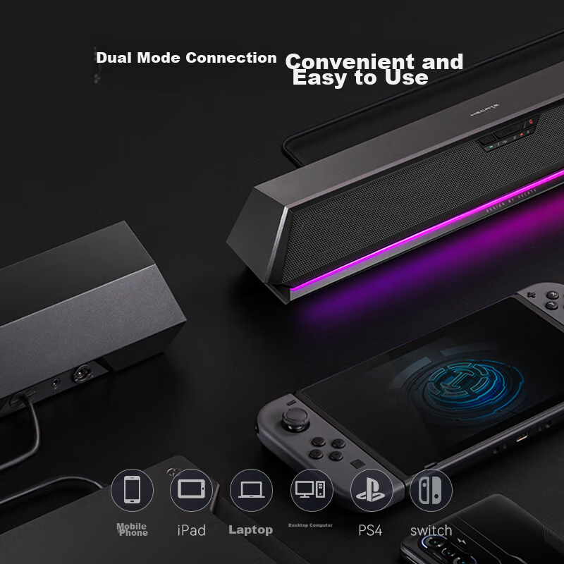 EDIFIER HECATE G1500bar 7.1 Surround Sound Gaming Desktop Speakers with Anti-How...