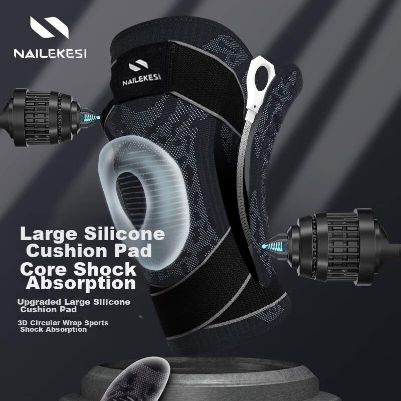 Nailekesi Knee Brace, Professional Sports Knee Joint Protector for Men, Meniscus...