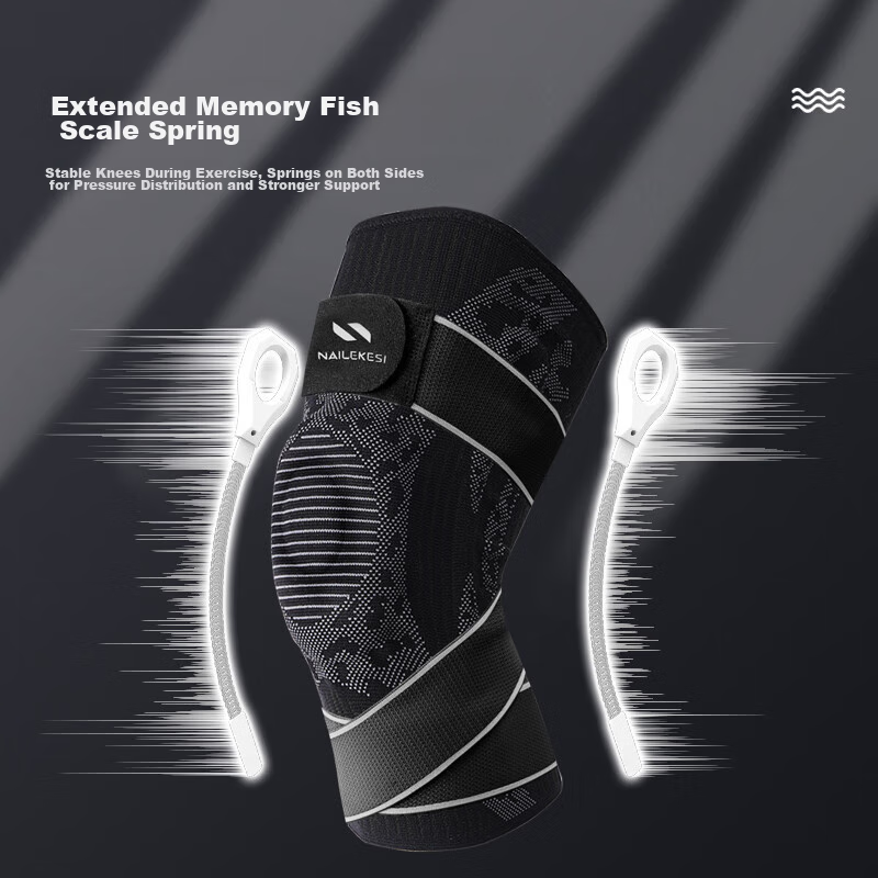 Nailekesi Knee Brace, Professional Sports Knee Joint Protector for Men, Meniscus...