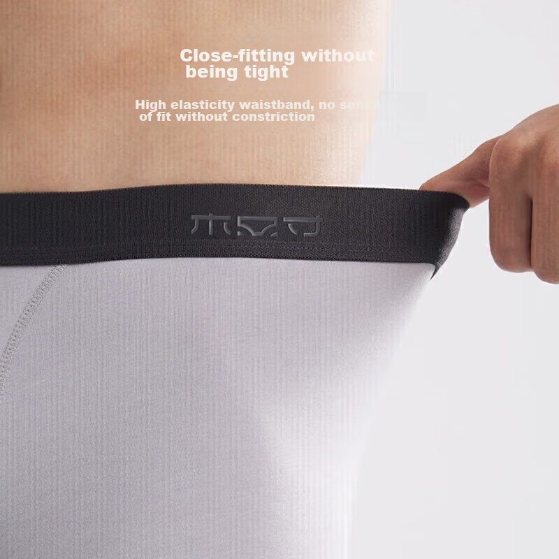 Youkeshu Men's Underwear, Pure Cotton, Antibacterial Crotch, Breathable, High-El...