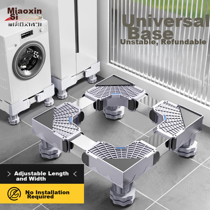 Miaoxinsi Washing Machine Base, Anti-Slip And Anti-Vibration Foot Pads, Movable...