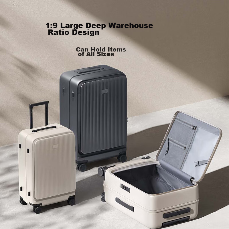 Mijia Xiaomi Luggage, 26-Inch Suitcase, Large Capacity Travel Case, Side-Opening...