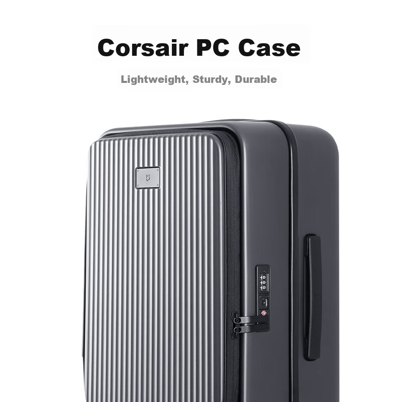 Mijia Xiaomi Luggage, 26-Inch Suitcase, Large Capacity Travel Case, Side-Opening...