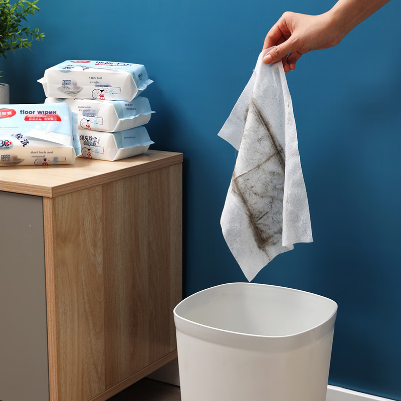 Meili Ya Disposable Mop Replacement Wipes, 38*22cm, 30 Sheets, Floor Static Dust...