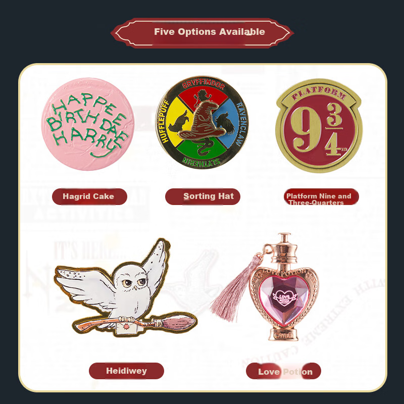 MINISO Harry Potter Metal Fridge Magnet IP Peripheral Birthday Gift New Year Gif...