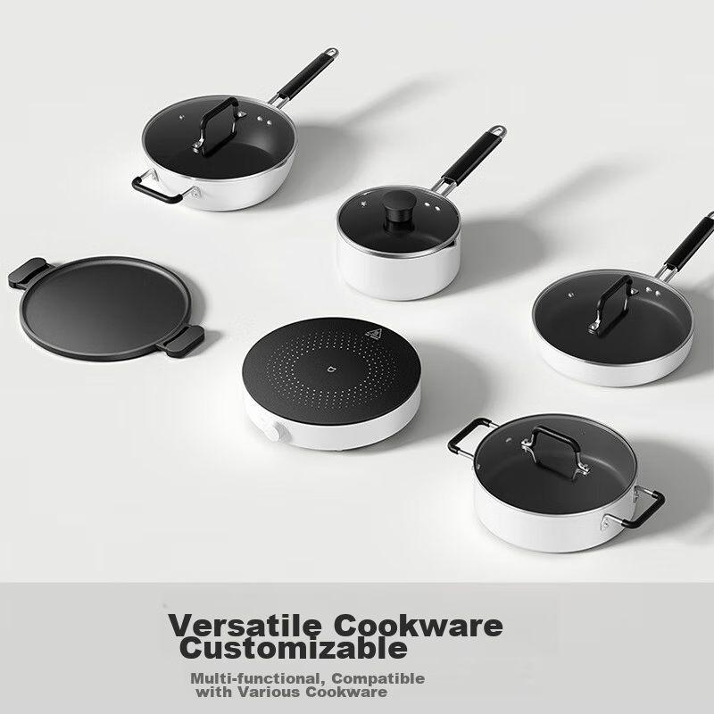 Mijia Xiaomi Induction Cooker, Round without Open Flame, Multi-Functional High-P...