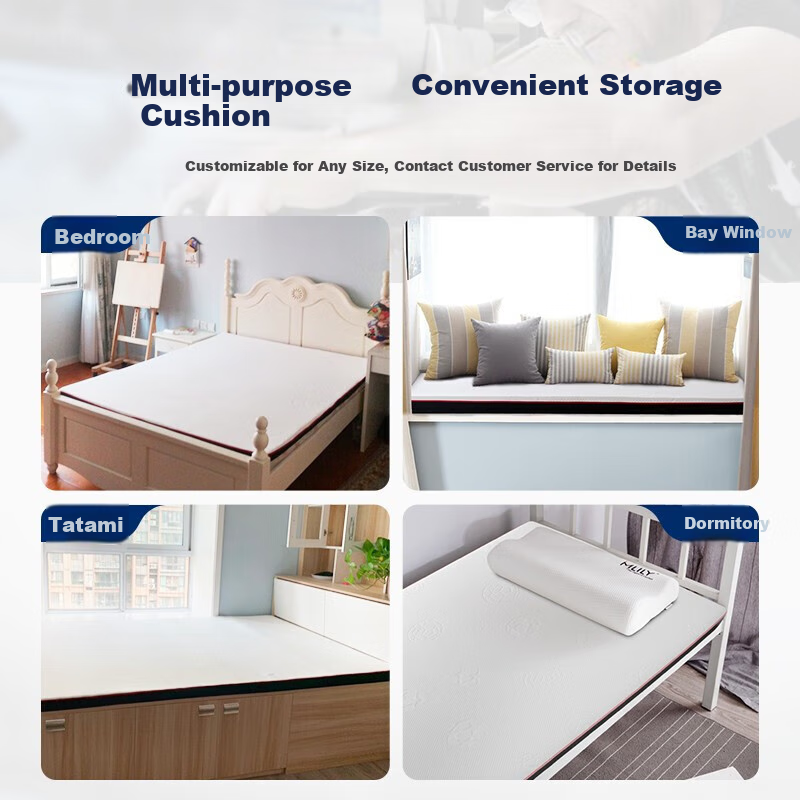 MLILY Zero-Pressure Memory Foam Thin Mattress, Tatami, Dormitory And Home Use So...