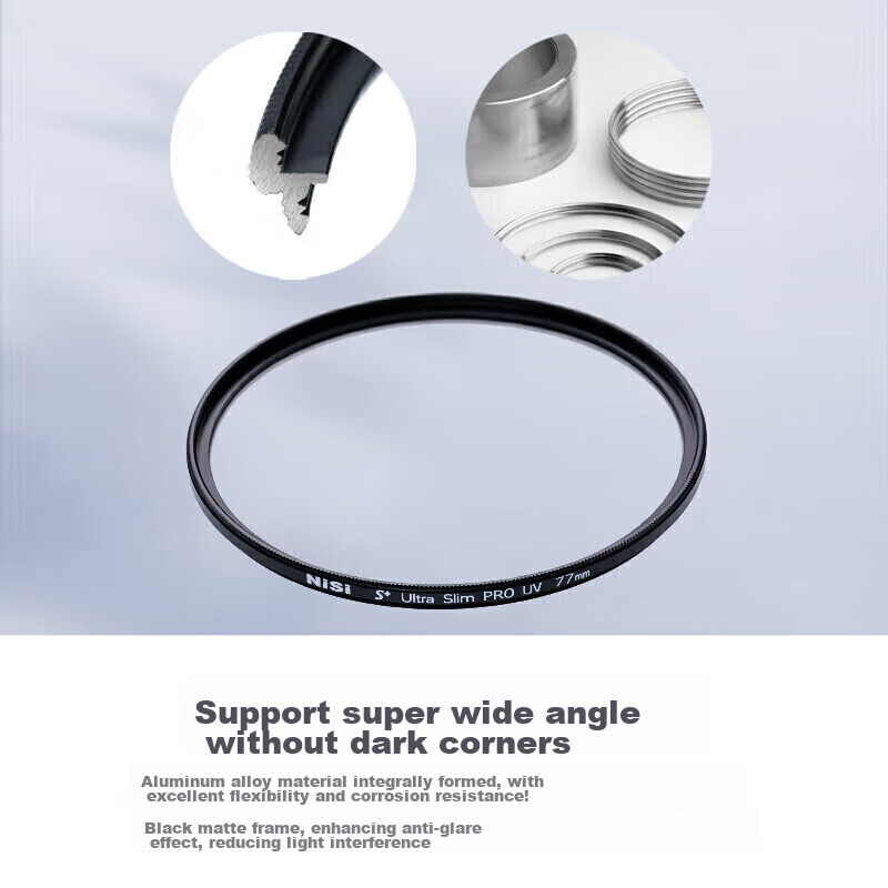 NiSi Ultra-Thin UV Filter, 77mm UV Filter for DSLR And Mirrorless Camera Lenses,...
