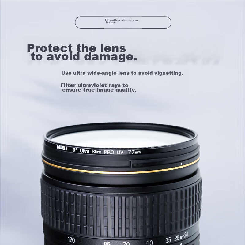 NiSi Ultra-Thin UV Filter, 77mm UV Filter for DSLR And Mirrorless Camera Lenses,...
