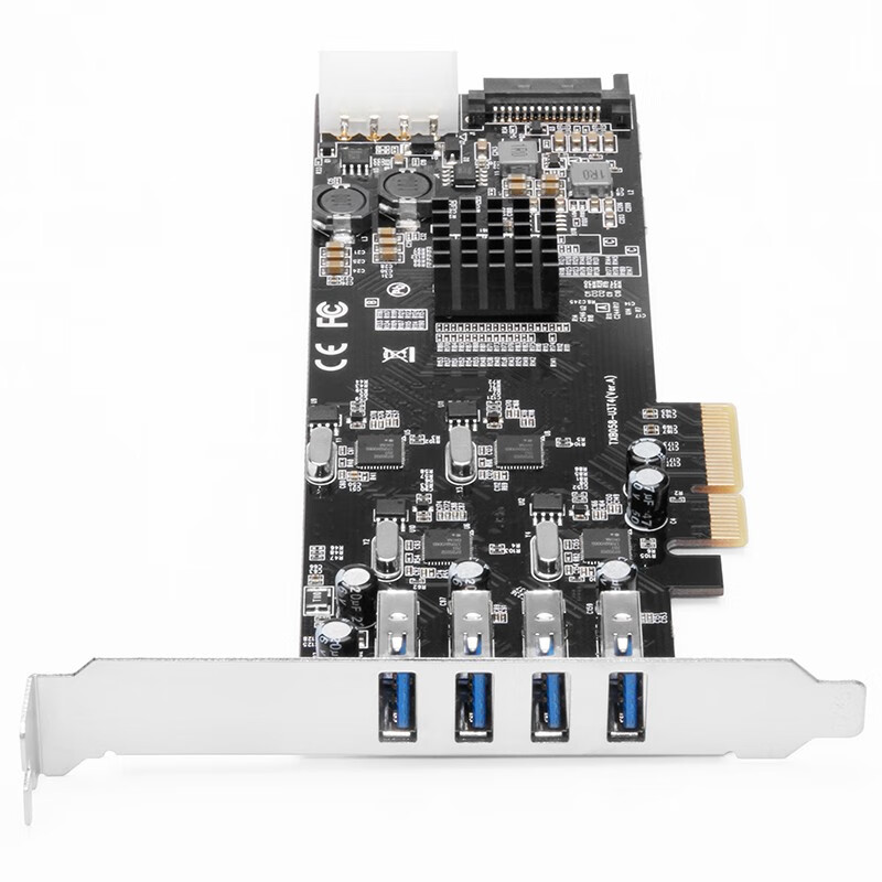 MOGE PCIE X4 to 4-Port USB3.0, Independent Channel USB3.2 Gen2 Expansion Card, I...