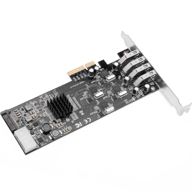 MOGE PCIE X4 to 4-Port USB3.0, Independent Channel USB3.2 Gen2 Expansion Card, I...