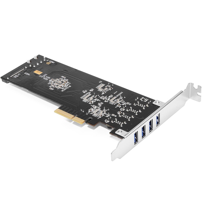 MOGE PCIE X4 to 4-Port USB3.0, Independent Channel USB3.2 Gen2 Expansion Card, I...