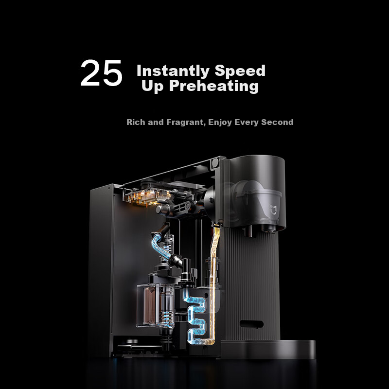 Mi Home [Government Subsidy] Xiaomi Capsule Coffee Machine One-Click Convenient...